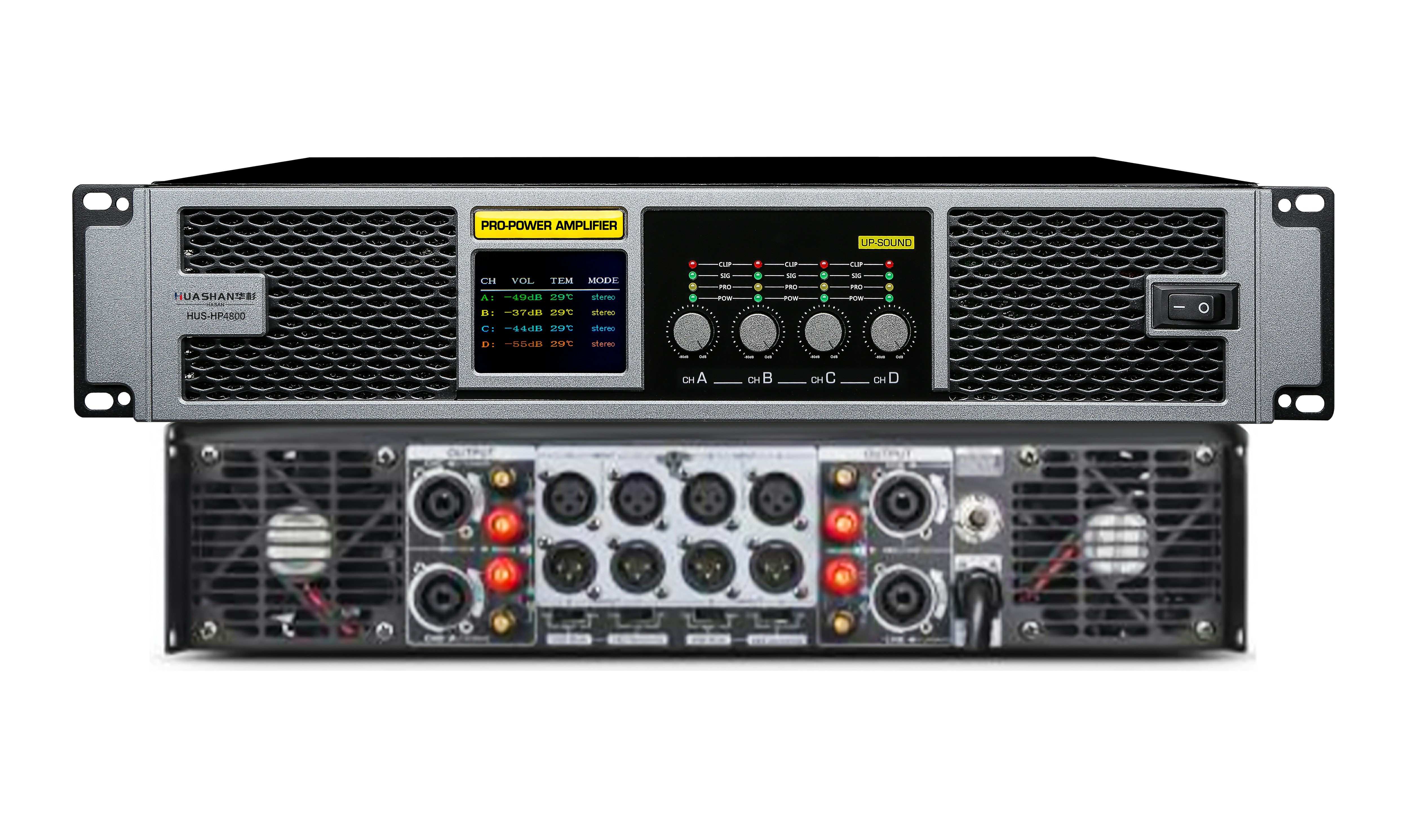 HUS-HP4800 四通道專業(yè)功放