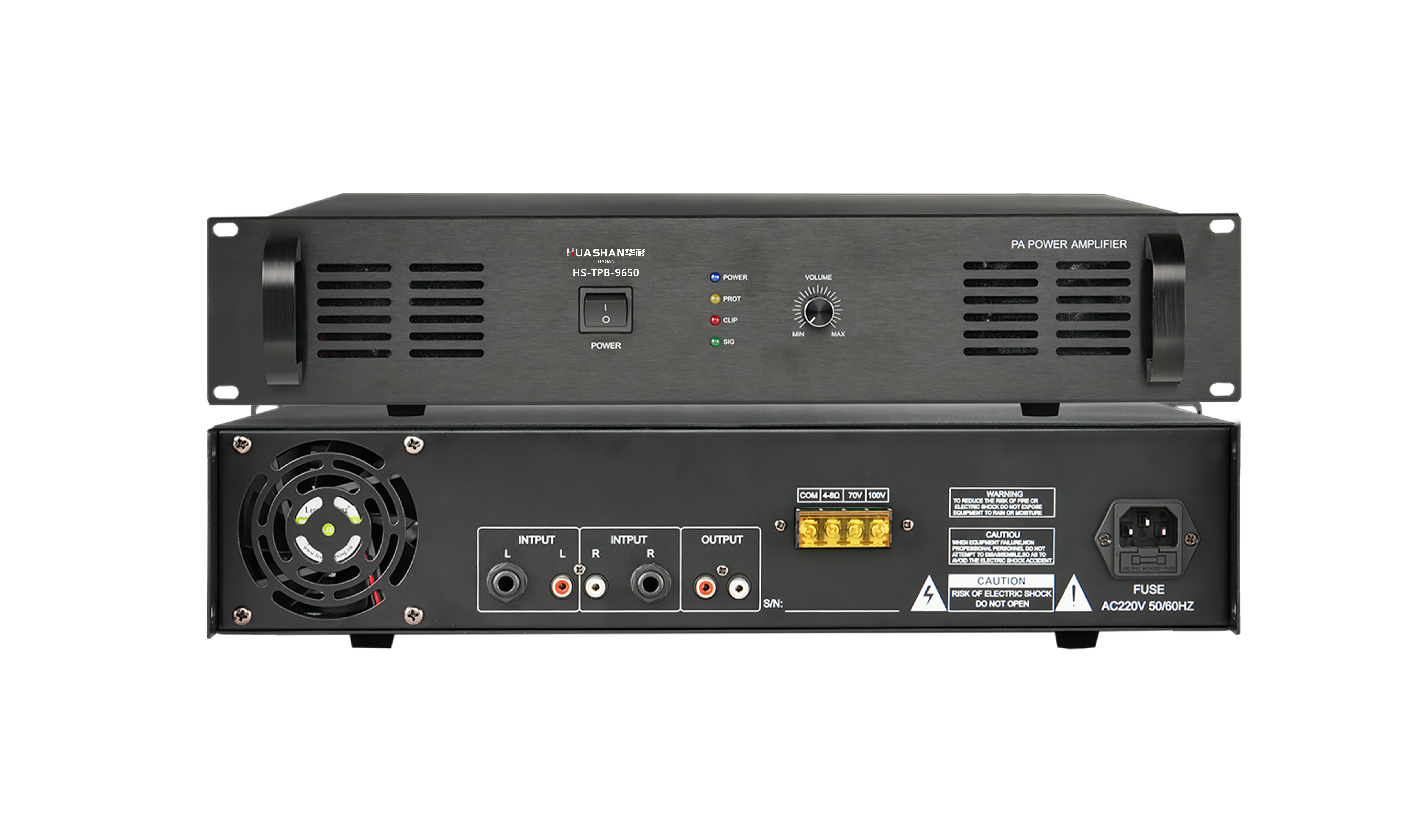 HS-TPB-9650 純后級廣播功放(650W)